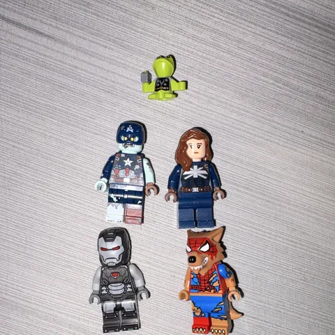 LEGO Marvel Super Heroes Minifigures Lot of 5 Captain America Peggy Carter