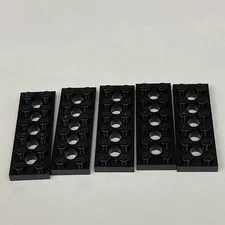 Lego 32001 Black Replacement Parts Pieces Lot of 5
