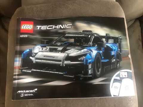 LEGO TECHNIC 42123 McLaren Senna GTR INSTRUCTION MANUAL ONLY