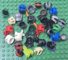 Lot of Lego Ninjago Accessories Lot Helmets Hoods Masks for Minifigures Headgear