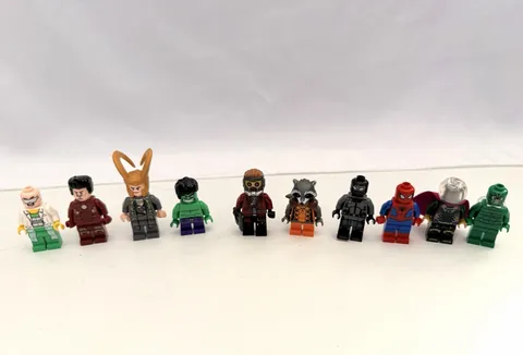 10 LEGO Marvel Super Heroes Minifigure Lot Night Monkey Scorpion Star Lord