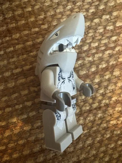 Authentic LEGO Atlantis Shark Warrior Minifigure- GREAT CONDITION