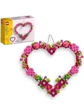 LEGO Heart Ornament Building Toy Set - Customized Art and Crafts for  Everyone