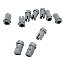LEGO 10x Technic Connector Pins Medium Stone Grey 89678 Connector Grey NEW Pin