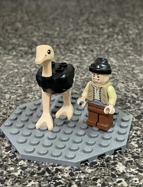 LEGO Ostrich & Jockey Minifigures - 7570 Prince of Persia