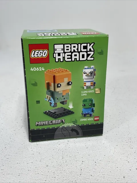 LEGO BRICKHEADZ MINECRAFT ALEX 40624 NEW, SEALED. RETIRED SET. SHIPS FAST!