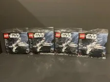 NEW Lot of 4 LEGO polybag Sets Star Wars 30654 REBEL X-WING!