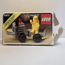 Vintage 1980s LEGO Space Set 6823 Box Only - Surface Transport