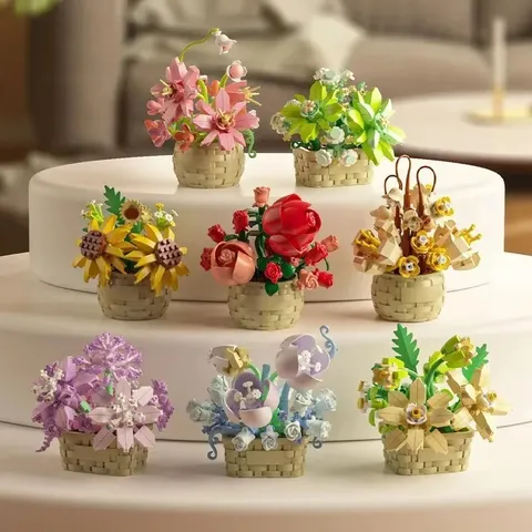 LEGO Icons Orchid Artificial Plant, Building Set with Flowers, Home Decor Gift