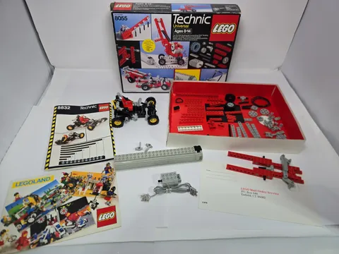 Lot LEGO Technic 8055 (Incomplete) 8700 Motor Set 8832 Box & Instructions 80s