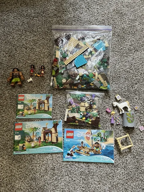 Lego Disney Princess Moana and Tangled 41149, 41150, 41065