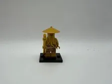 LEGO Golden Sensei Wu njo0658 NINJAGO City Gardens 10th Anniversary Minifigure