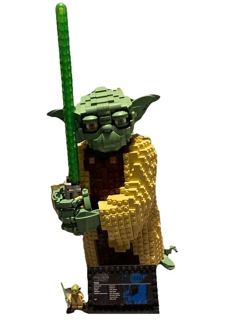Lego Star Wars Yoda 75255 Buildable Figure 100% Complete With Manual