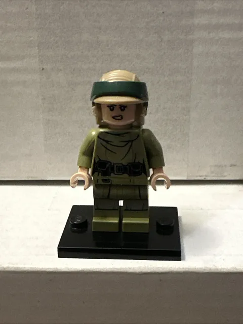 LEGO Princess Leia Minifigure Olive Green Endor Outfit Star Wars 75353 SW1264