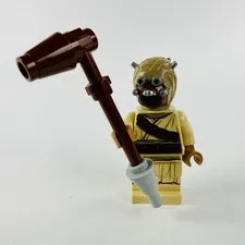 LEGO Star Wars Tusken Raider Minifigure + Gaffi Stick 75270 75265 75299 Tatooine