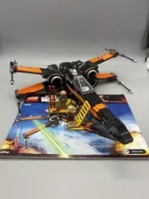LEGO Star Wars Poe's X-Wing Fighter 75102 Almost Complete w/ Instructions No Box