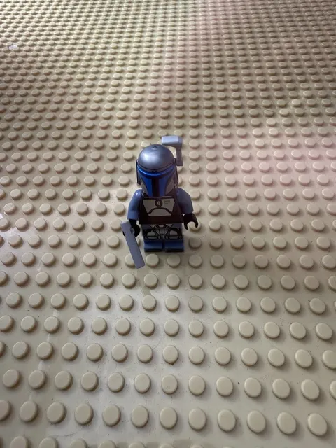 Lego Jango Fett Minifigure #sw1433 Nougat Head Plain Arms Set #75433