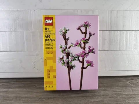 New LEGO Cherry Blossoms 40725 White Pink Flower Building Set Sealed Fast Shippn