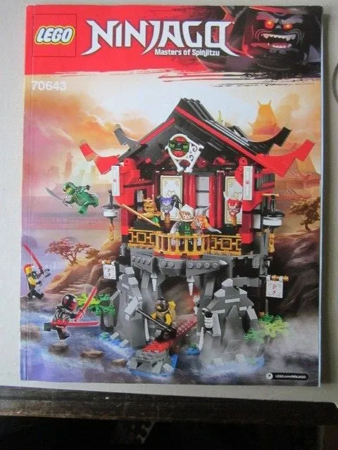 Lego System Building Instructions Instruction Ninjago 70643 Masters of Spinjitzu
