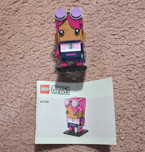 LEGO BrickHeadz 40728 Brite Bomber Fortnite 151pc Set Without Box 10+