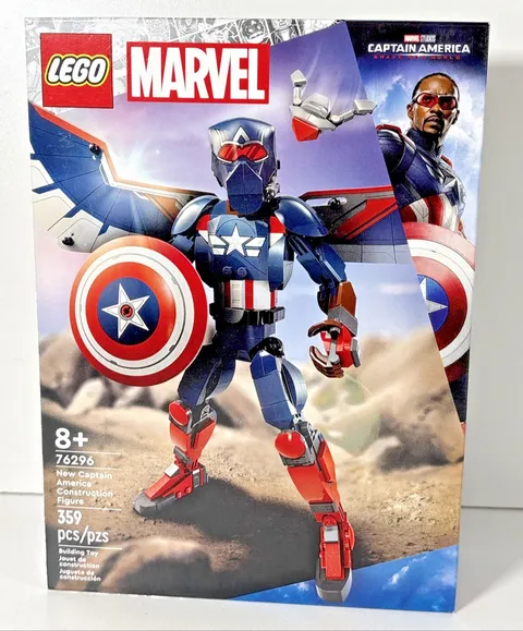 LEGO Marvel New Captain America Construction Figure (76296) - NEW