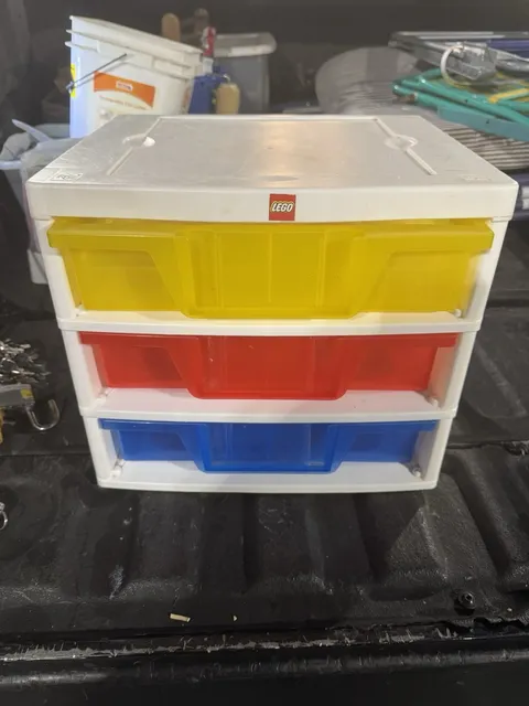 LEGO IRIS 3 Drawer Storage Organizer Cabinet for Bricks Parts 