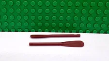 Lego 1 Pair Reddish Brown Boat Oars NEW