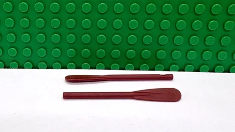 Lego 1 Pair Reddish Brown Boat Oars NEW
