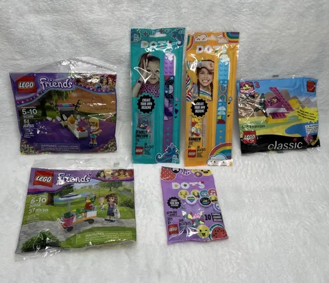 LEGO Girls Bundle Dots Sparkly Unicorn Rainbow Friends Bowling McDonald’s Bird