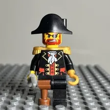 Lego PIRATE boat Captain Brickbeard Minifigure Pirates 6243 pi116 Genuine - 2A1