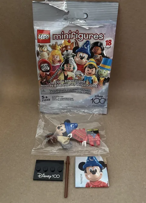 Lego 71038 Disney Series 3 Minifigures 100th Sorcerer's Apprentice Mickey