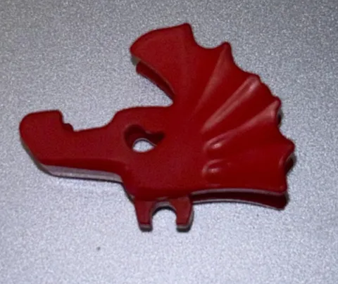 Lego Red Horse Battle Helmet Armor Part Piece #6125