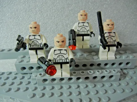 LEGO Star Wars Clone Trooper Minifigure Lot of 4