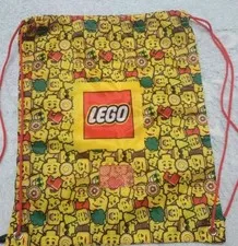 Lego Mini figure Allover Print Drawstring Bag Tote Storage Bag Backpack 