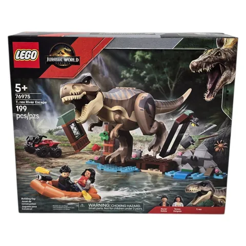 LEGO Jurassic World #76975 T Rex River Escape 199pcs Age 5+ Brand New