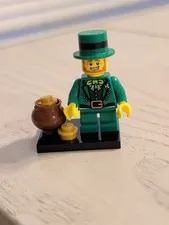 Lego Leprechaun Minifigure Collectible Series 6 CMF Complete w/ Pot of Gold