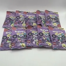 Lot Of 10 LEGO DOTS Extra Dots (10 SURPRISE CHARMS In Each Bag 1090 Total Pieces