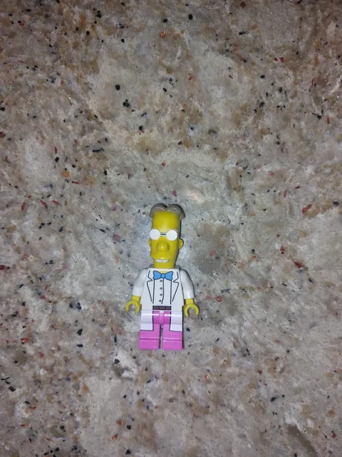 Lego Simpsons Professor Frink - Lego minifigures
