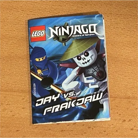LEGO NINJAGO Lot of 2 Manuals - Jay v Frakjaw & Slithraa Spinners - MANUALS ONLY
