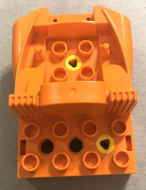 Lego Education Duplo Tech Machines Replacement Part - 4538986 Orange Truck Cab