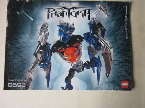 Lego Building Instructions Bionicle Phantoka 8692 Vamprah