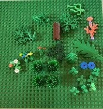 LEGO botanical Pieces lot including vintage Flower pieces, bushes and more!