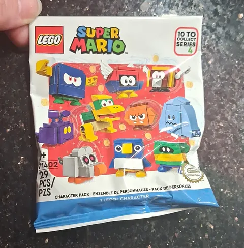 LEGO Super Mario Series 4 Character Pack 71402 Mystery Foil Pack Minifigure 29pc