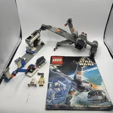 LEGO Star Wars 7180 B-Wing Rebel Control Center Near Complete W/ Instructions
