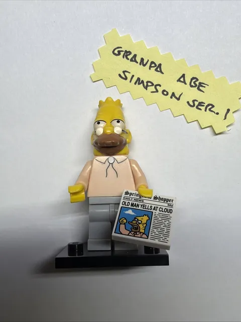 LEGO Simpsons Series. 1: Grandpa Abe Simpson Minifigure, Set #: 71005