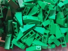 Lego 4286 Green Qty 208 NEW Slope 33 3 x 1