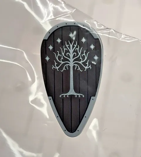 LEGO Minas Tirith Gondor Soldier Oval White Tree Shield Piece ONLY - 11377 LOTR