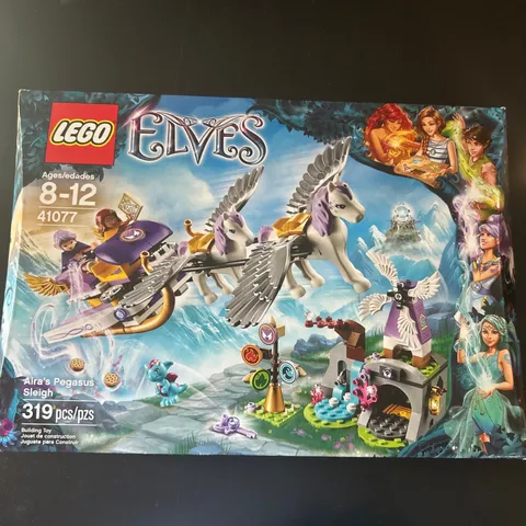 LEGO Elves: Aira's Pegasus Sleigh (41077) NIB FS NEVER