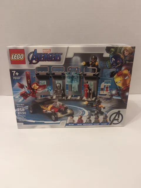 LEGO Marvel Avengers Iron Man Armory (76167) 5 Minifigures SEALED Hall of Armor