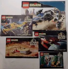 LEGO Star Wars Instruction Books Only 7151 7141 7121 7111 7110 Lot Of 5